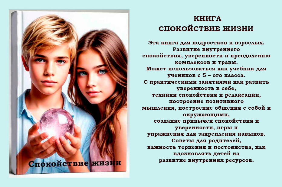 спокойствие жизни книга для детей и взрослых